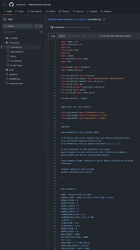 Python Reinforcement Learning